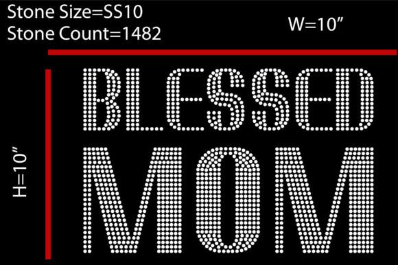 Blessed Mom Rhinestone Design Review