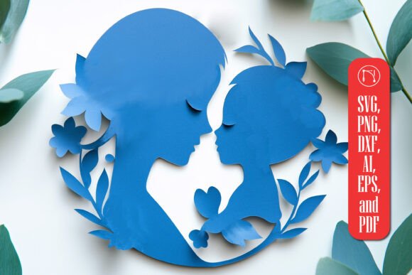 Cricut Mother’s Day SVG Cut File for Laser Cutting