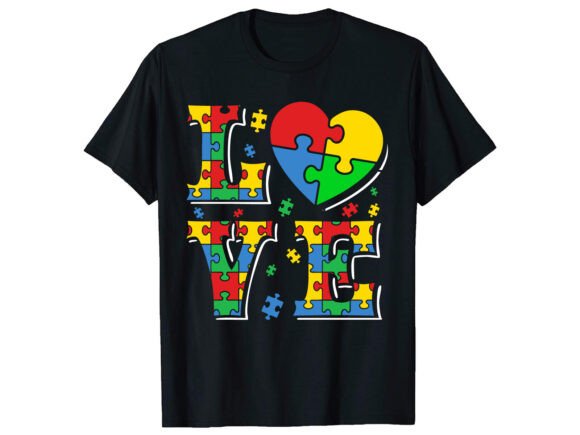 Love Autism T-shirt Graphics and T-Shirt Designs Review