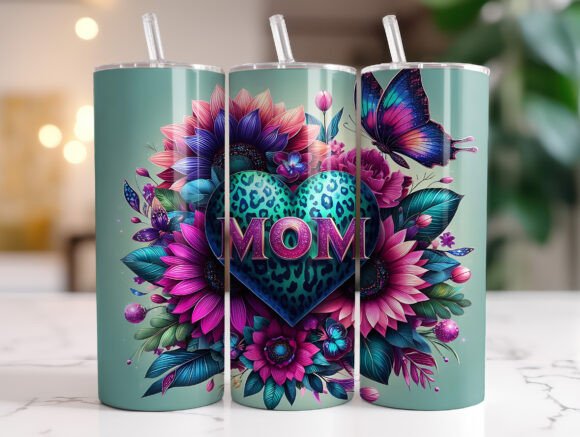 Mom 20oz Tumbler Wrap PNG Sublimation Review