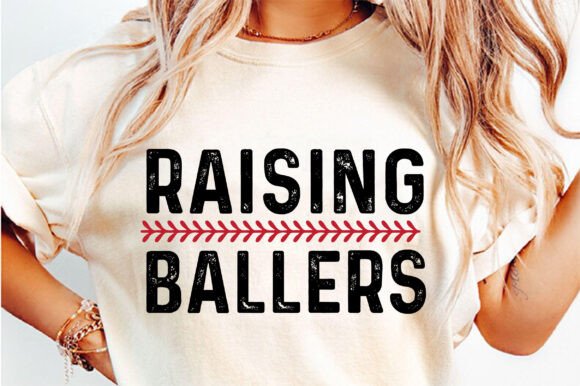 Raising Ballers SVG PNG, Baseball Mom Graphics and T-Shirt Designs Review