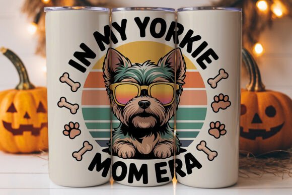 Yorkie Mom Era 20oz Tumbler Wrap Graphics and Tumbler Wraps Review